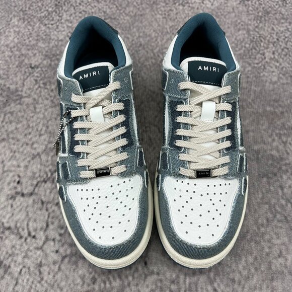 Amiri Sneakers Lowes Skel En Denim - Picture 2 of 6